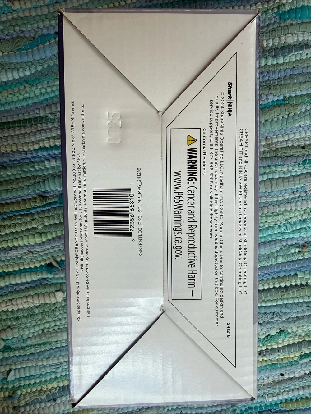 NIB Ninja Swirl by CREAMI - 2 pack of pints & lids - compatible w/ NC700 Series